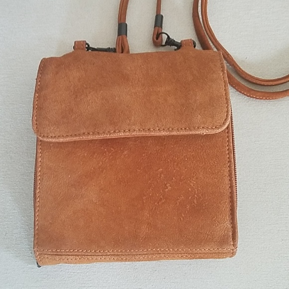 Handbags - On sale! Vintage Brown suede crossbody bag